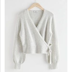 & Other Stories Wrap Sweater